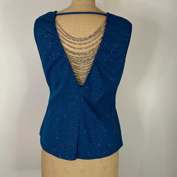 Solar USA Teal Sleeveless Top Size XL - Picture 3 of 7